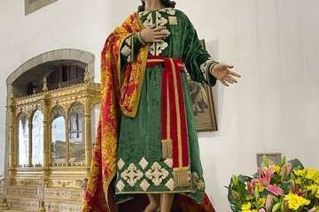 Preparación de los pasos de la Semana Santa de San Juan/Francisco Javier Santana.